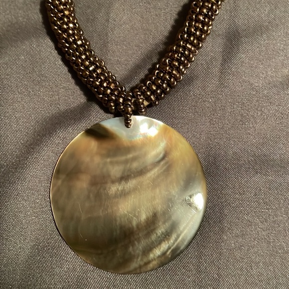 🌺🌺LIA SOPHIA Abalone Shell with Seed Beads🌺🌺NWT🌺🌺 - Picture 5 of 5